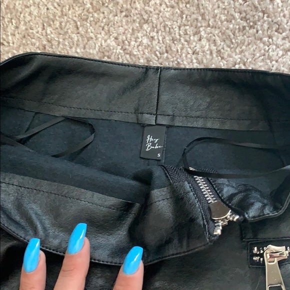 Dolls Kill vegan leather skirts - Picture 5 of 6